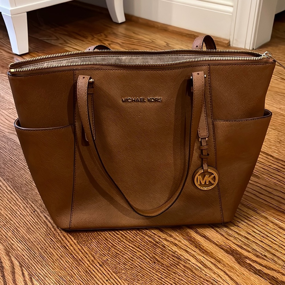 Michael Kors brown leather purse